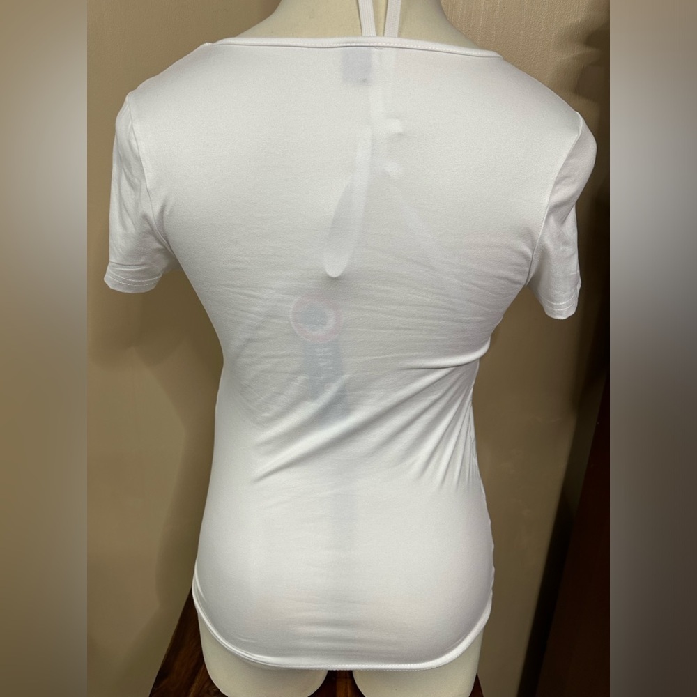 3 SHEIN Maternity Shirts, 2 Black tees & 1 White Top Size Large - Picture 4 of 16